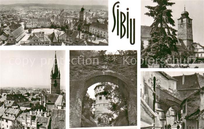 Sibiu Hermannstadt Teilansichten d. Stadt
