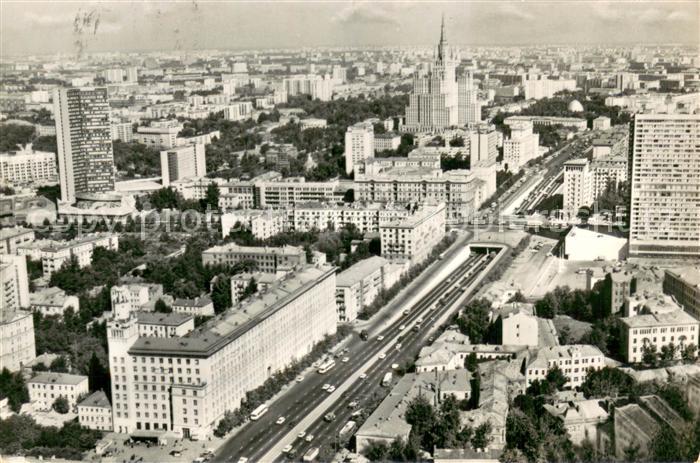 Moscou Moskau Fliegeraufnahme Gesamtansicht