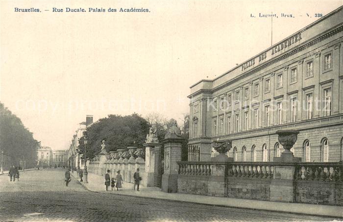 Bruxelles Bruessel Rue Ducale - Palais des Academics