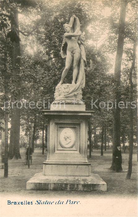 Bruxelles Bruessel Statue du Parc