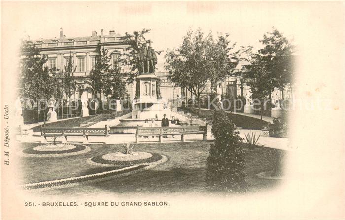 Bruxelles Bruessel Square de Grand Sablon