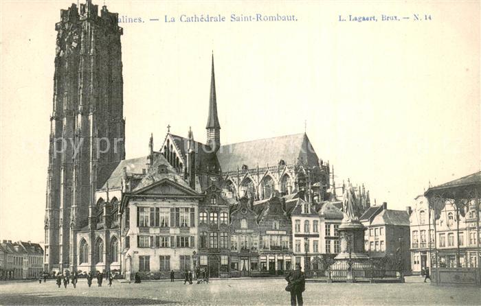 Malines Mechelen Flandre La Cathedrale Saint-Rombaut