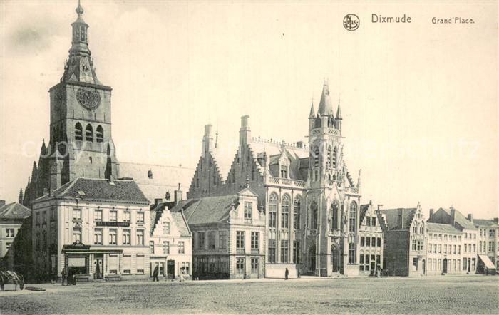 Dixmude Diksmuide Belgie Grand Place