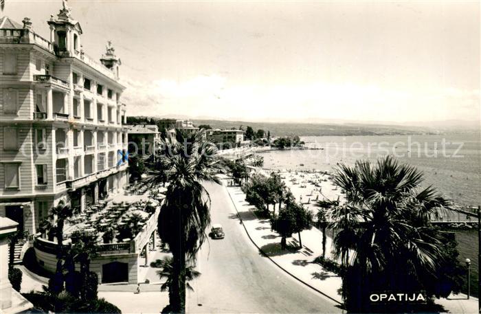 Opatija Abbazia Strand-Panorama