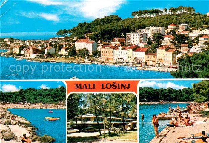 Mali Losinj Strand u. Kueste Teilansichten