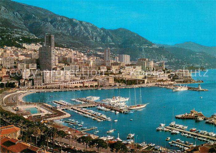 Monte-Carlo Monaco Le Port - La Piscine et Monte Carlo