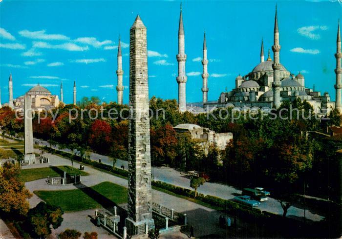 Istanbul Constantinopel TK Hippodrom u. Blaue Moschee - Obelisken