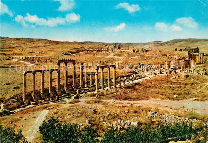 Jerash Jordanien Saeulenstrasse