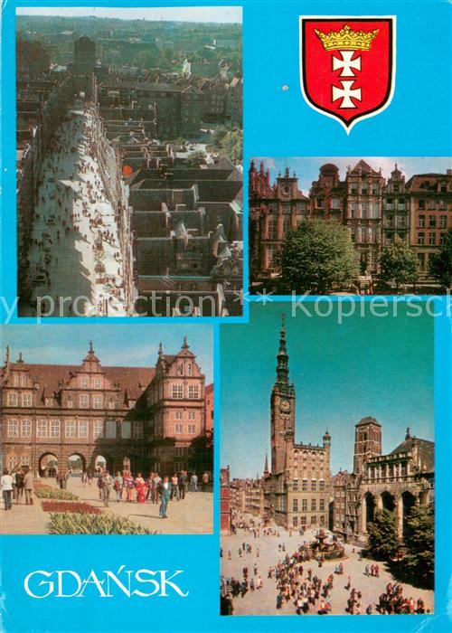 Gdansk Danzig PL Teilansichten hist. Gebaeude