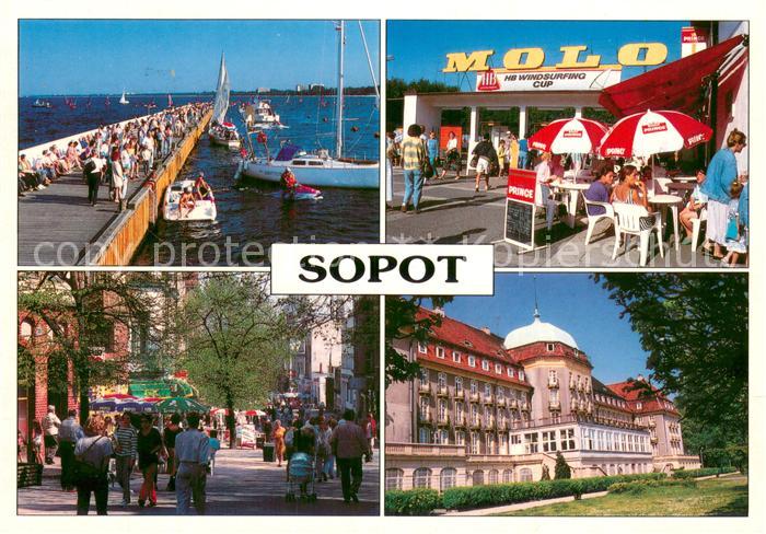 Sopot Zoppot PL Molo - Plac Zdrojowy - Grand Hotel