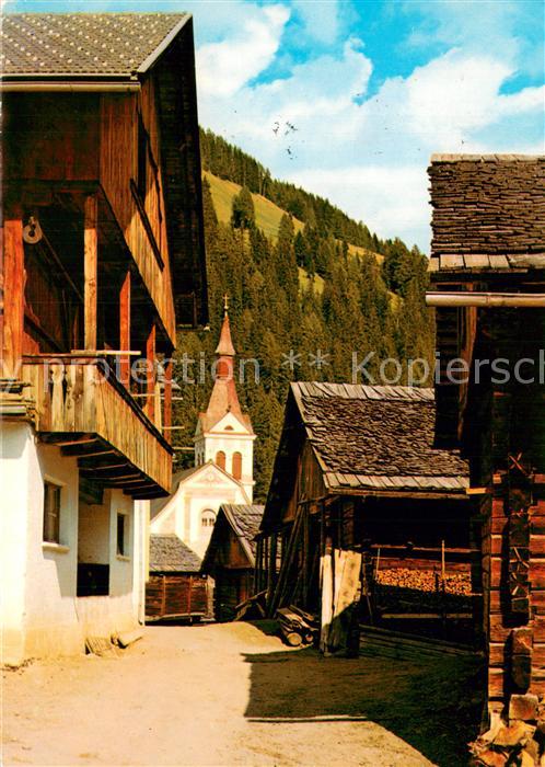 Obertilliach Altes Obertilliach Haeuser Gasse