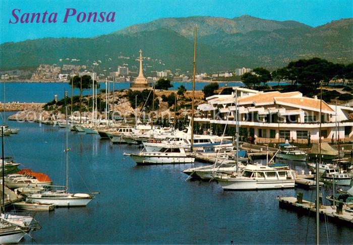 Santa Ponsa Mallorca Islas Baleares Hafen-Ansicht