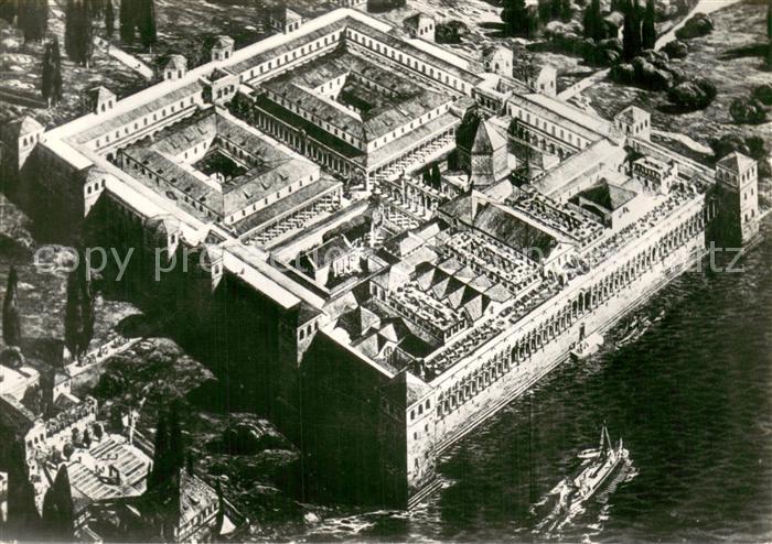 Split Spalato Rekonstruktion Dioblecijanove palace