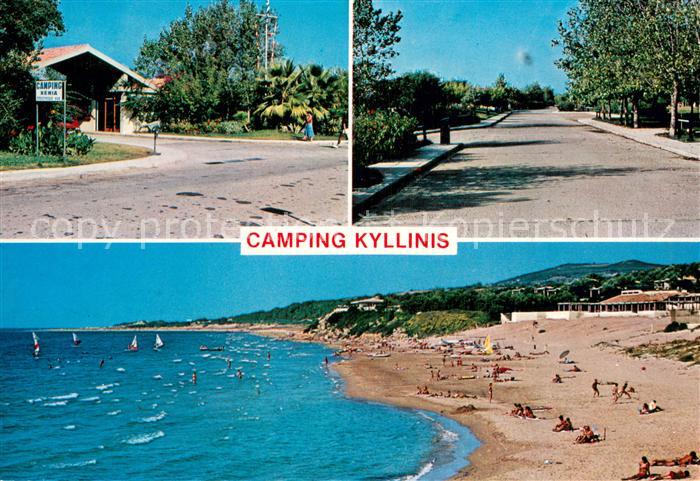 Kyllinis Ilia Greece Camping u. Strand