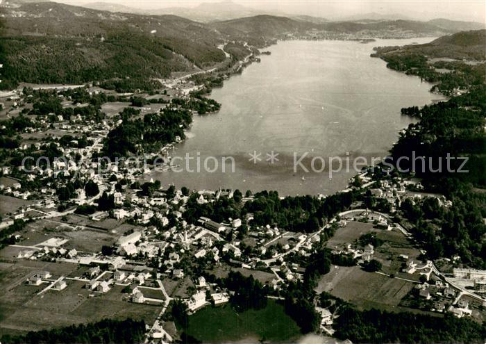 Velden  Woerthersee AT Fliegeraufnahme Panorama m. See-Ansicht