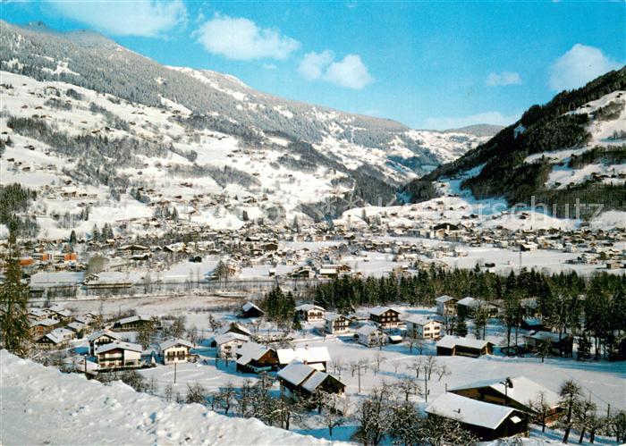 Schruns Vorarlberg Totalansicht im Winter Schnee