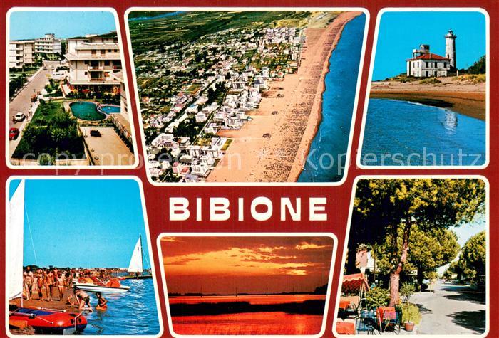 Bibione Fliegeraufnahme Strand - Teilansichten