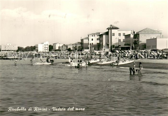 Rivabella Rimini IT Veduta dal mare