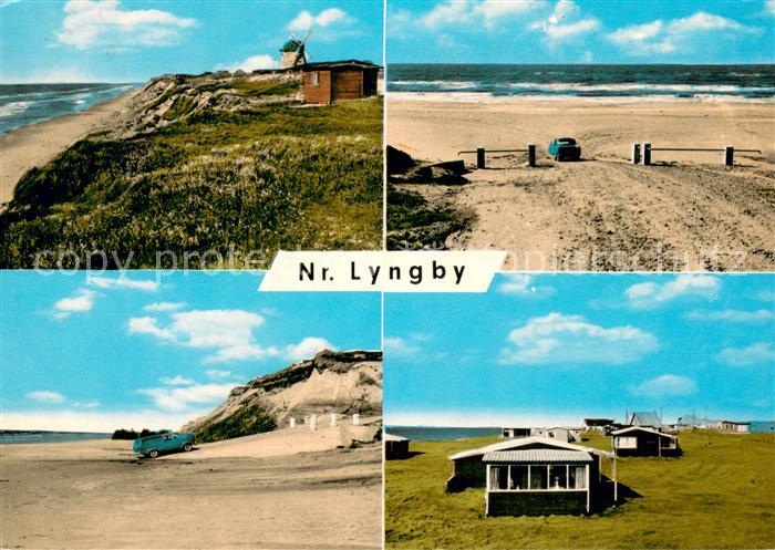 Lyngby DK Teilansichten am Meer Strand