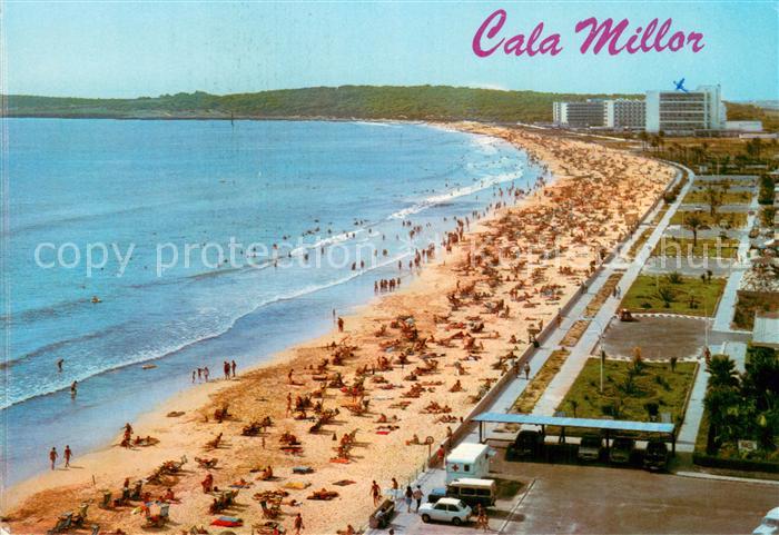 Cala Millor Mallorca Fliegeraufnahme Strand-Panorama
