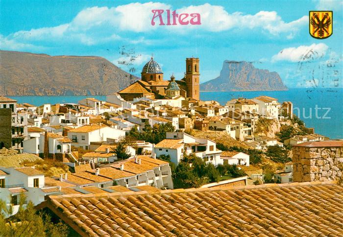 Altea ES Vista del Pueblo y Penon de Ifach