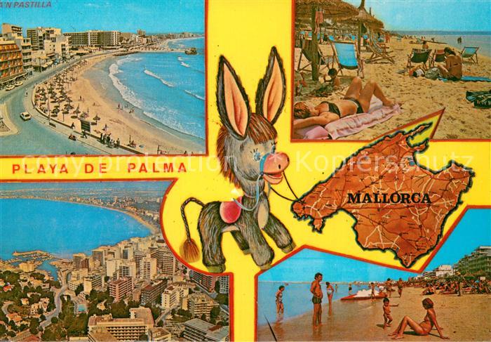 Playa de Palma Mallorca Fliegeraufnahme Strand-Ansichten u. Stadt