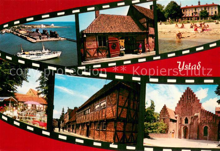 Ystad Sweden Fliegeraufnahme Teilansichten