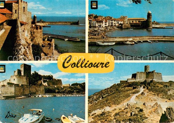 Collioure 66 Teilansichten m. Festung