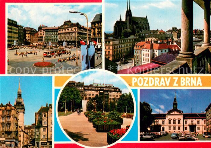 Brno Bruenn Namesti Svobody - Petrov - Stara radnice - Namesti Rude armady