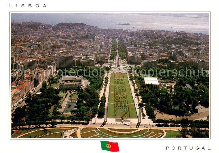 Lisboa Fliegeraufnahme Panorama