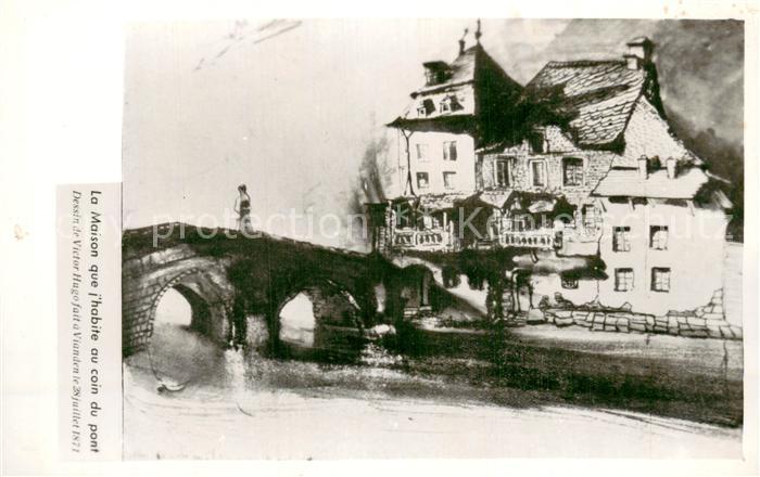 Vianden Luxembourg La Maison que l’habite au coin du pont