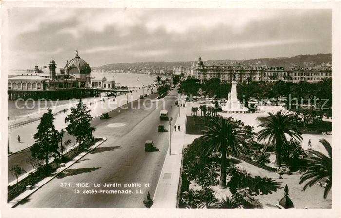 Nice  06 Nizza Le Jardin public et la Jetee Promenade