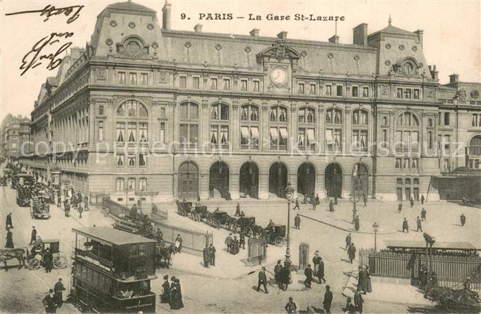 Paris 75 La Gare St Lazare