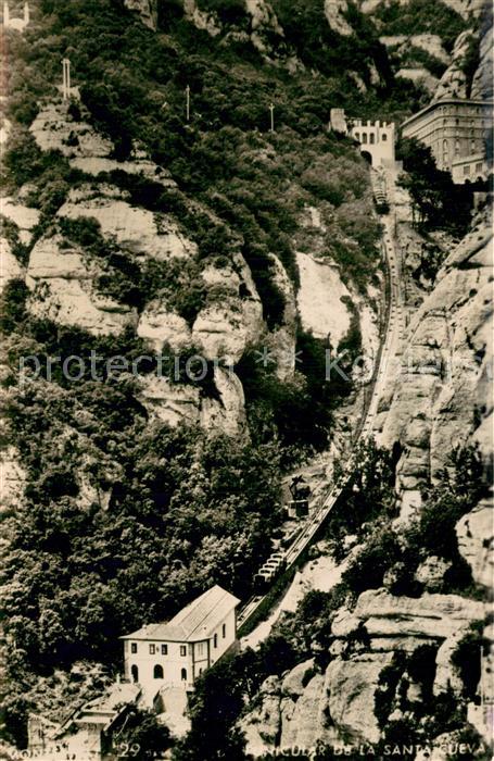 Barcelona Cataluna Punicular de la Santa Cueva Fliegeraufnahme