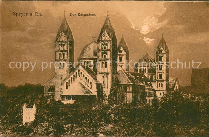 Speyer Rhein Der Kaiserdom