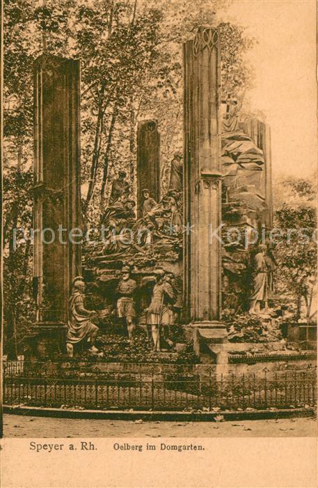 Speyer Rhein Oelberg im Domgarten