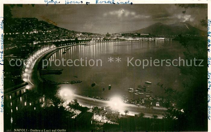 Napoli Neapel IT Ombre el Luci sul Golfo