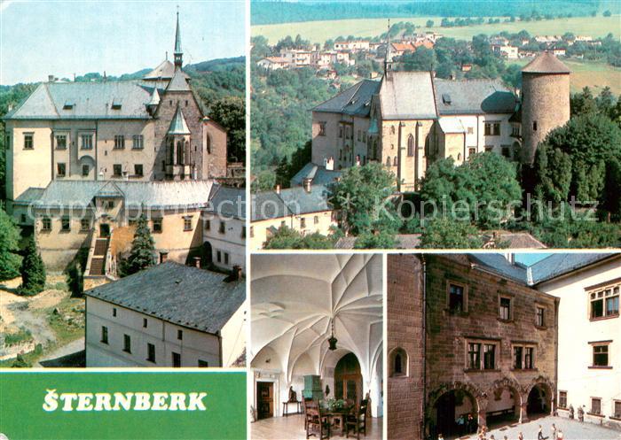 Sternberk na Morave CZ Zamek puvodne rane goticky hrad z konce