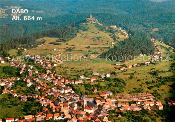 Dabo Moselle 57 Vue aerienne au fond le Rocher St Leon