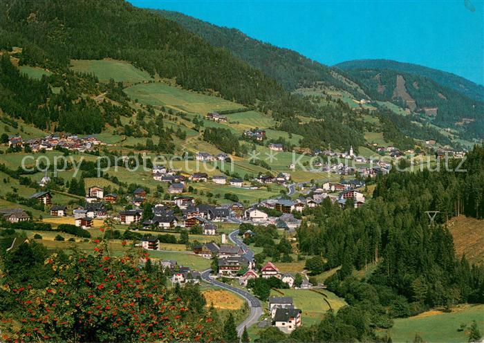 Bad Kleinkirchheim Kaernten AT Fliegeraufnahme