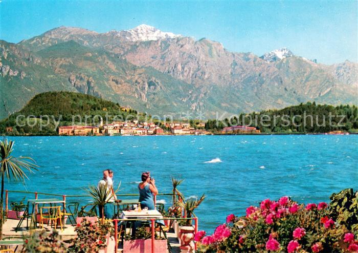 Bellagio Lago di Como IT e la Grigna Panorama