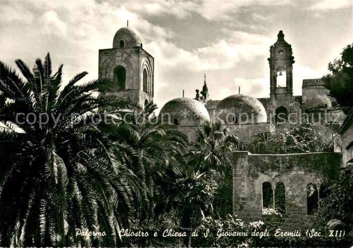 Palermo  Sicilia Chiostro e Chiesa di S Giovanni degli Eremiti