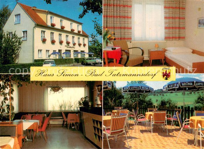 Bad Tatzmannsdorf Burgenland Haus Simon Gaststube Terrasse Zimmer