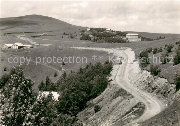 Markstein Le Vue aerienne avec les Hotels
