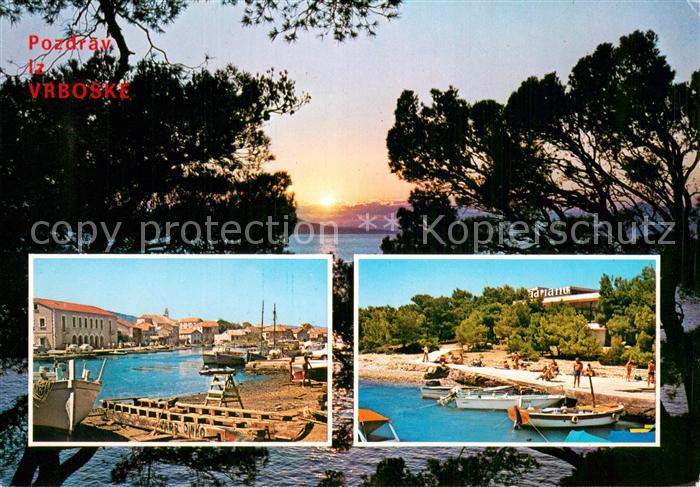 Vrboska Vrboske Croatia Strandpartien