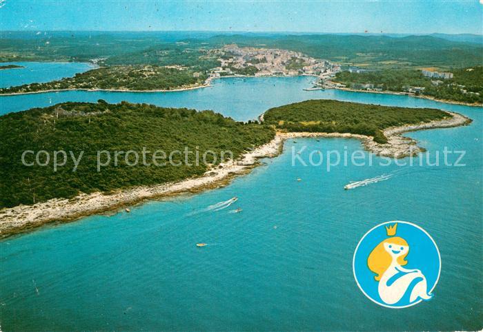 Vrsar Istria Croatia Fliegeraufnahme