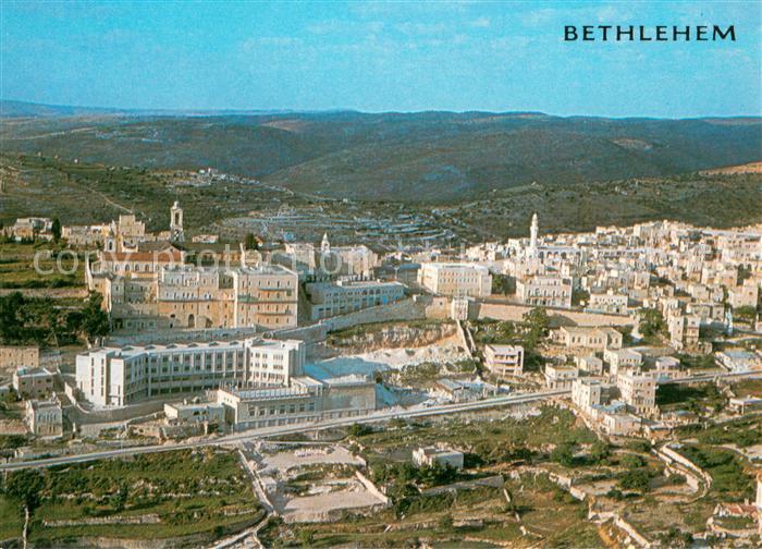 Bethlehem Yerushalayim Partial view to the left the Church of Nativity