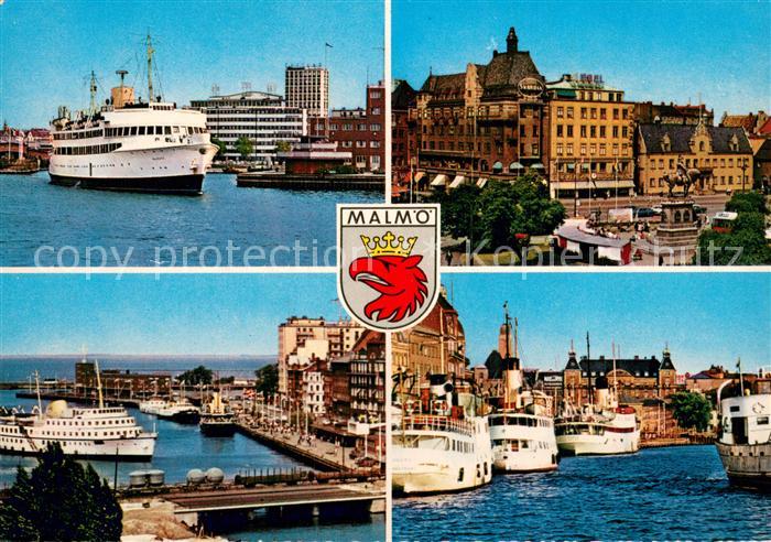 Malmoe Sweden Teilansichten Hafenpartien
