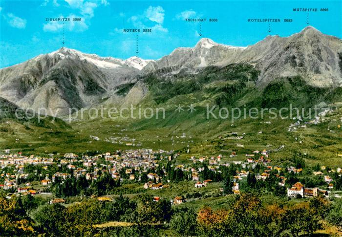 Meran Merano mit Texelgruppe