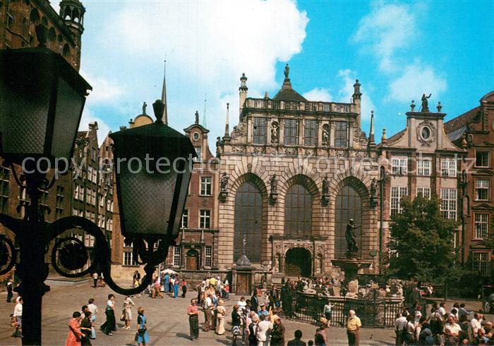 Gdansk Danzig PL Dwor Artusa fasade wg prjecktu Abrahama van den Blocka